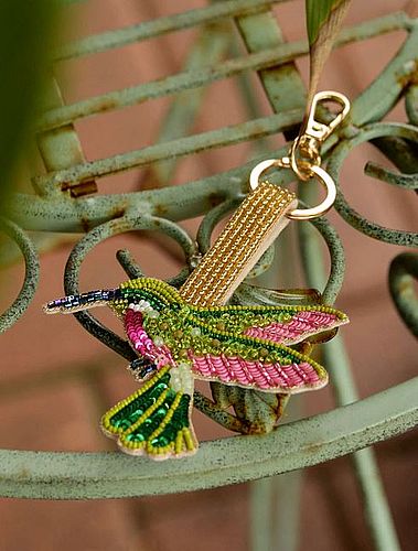 PORTE-CLÉS/BRANCHE DE SAC COLIBRI