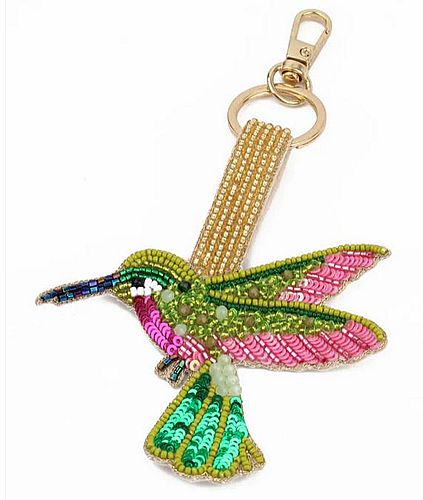 PORTE-CLÉS/BRANCHE DE SAC COLIBRI