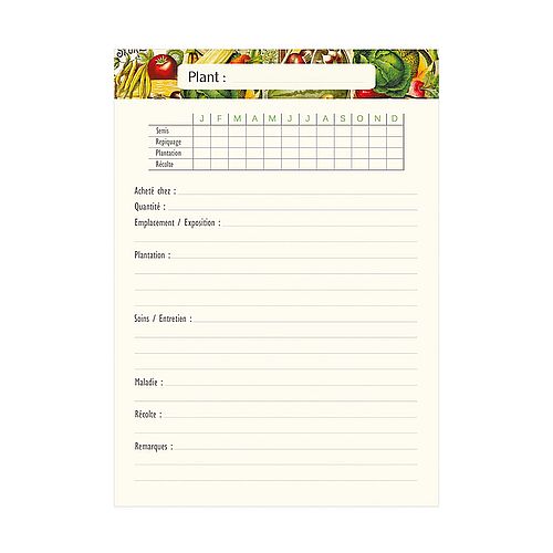 CAHIER A THEME 48 PAGES 15 X 21 CM – POTAGER