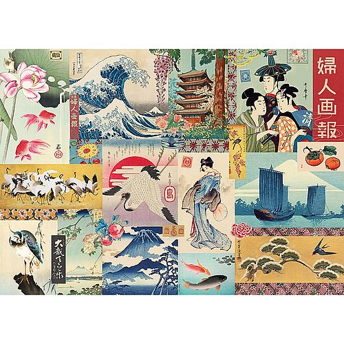 PUZZLE 1000 PCS 50 x 70 CM + POCHON – JAPON