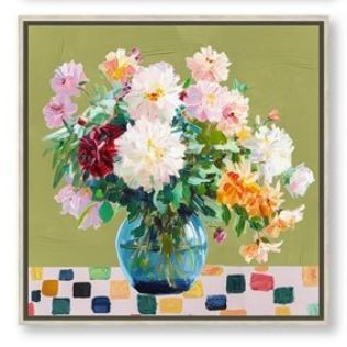 Toile encadrée 40 x 40cm..