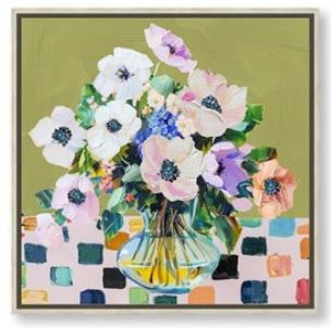 Toile encadrée 40 x 40cm.