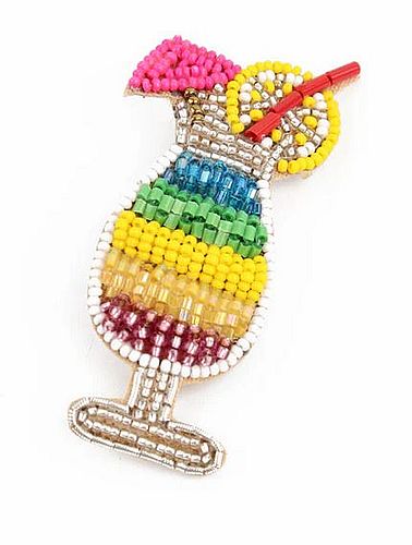 BROCHE COCKTAIL ARC-EN-CIEL