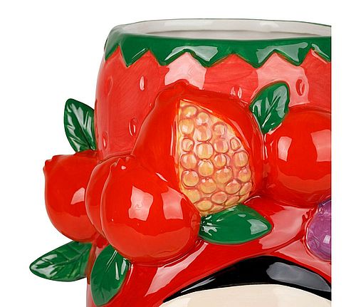 VASE MOCOA MULTICOLORE 20X14XH30CM DOLOMITE