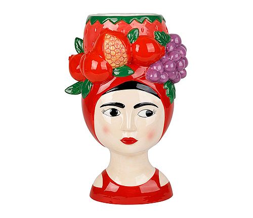 VASE MOCOA MULTICOLORE 20X14XH30CM DOLOMITE