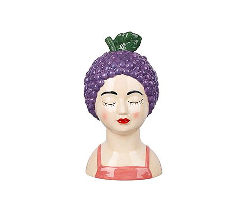 VASE MOCOA PRUNE 13X9.5XH24CM DOLOMITE