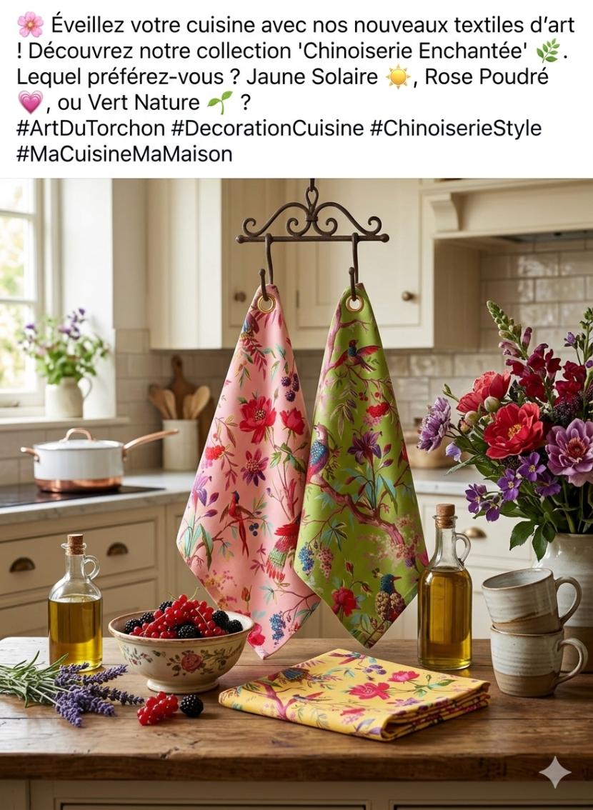 Torchon de cuisine Paradise Apple